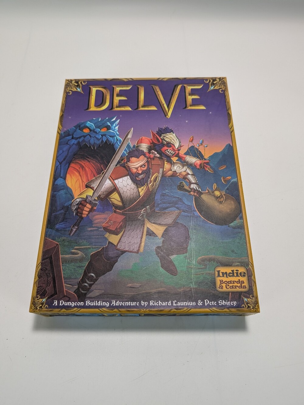 Delve: Tile Laying Dungeon Crawler Board Game